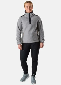Discount Swedemount Nordkap Pile Halfneck W Lt Grey/Black