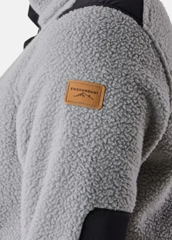 Discount Swedemount Nordkap Pile Halfneck W Lt Grey/Black