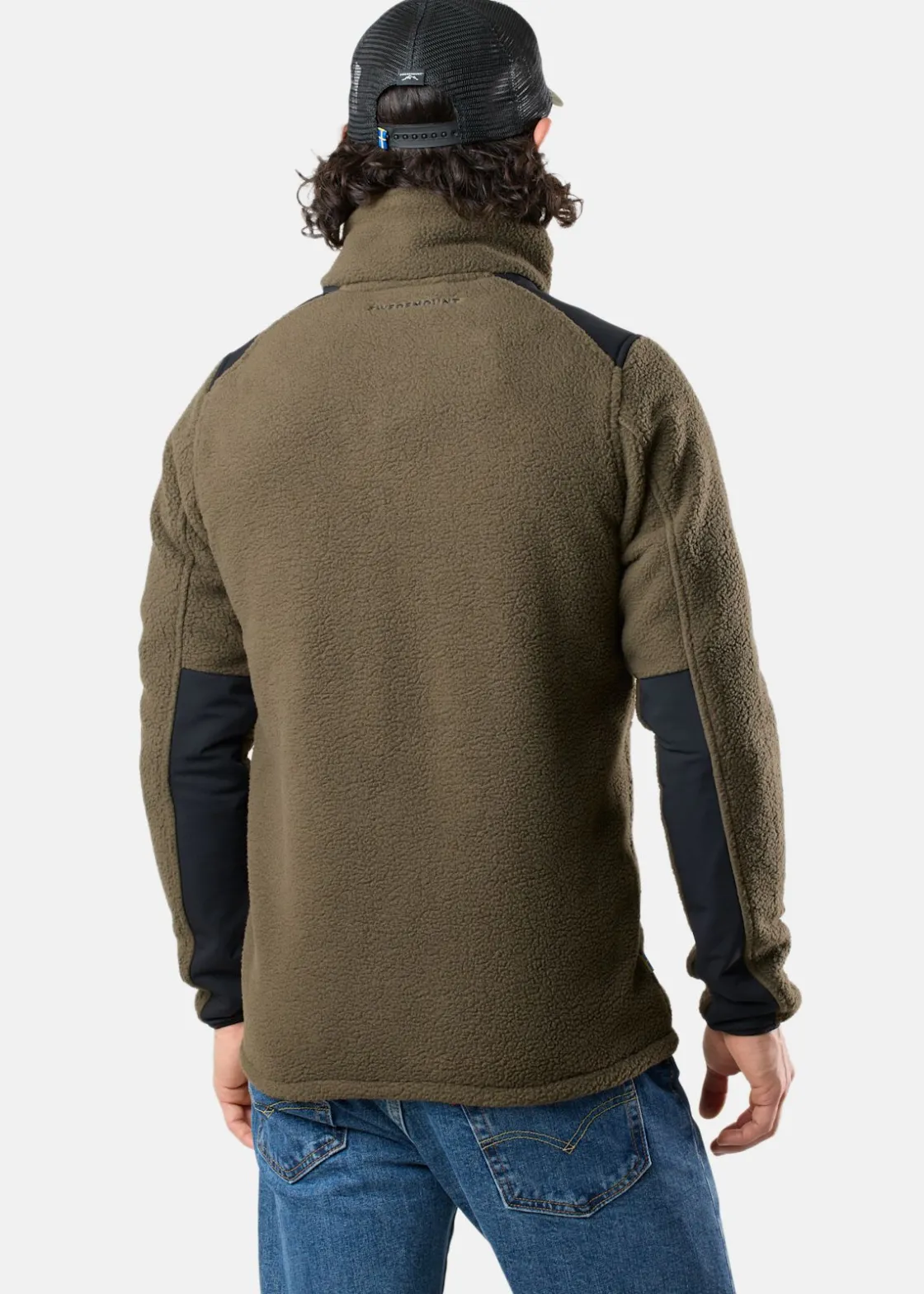Sale Swedemount Nordkap Pile Jacket Dk Olive/Black