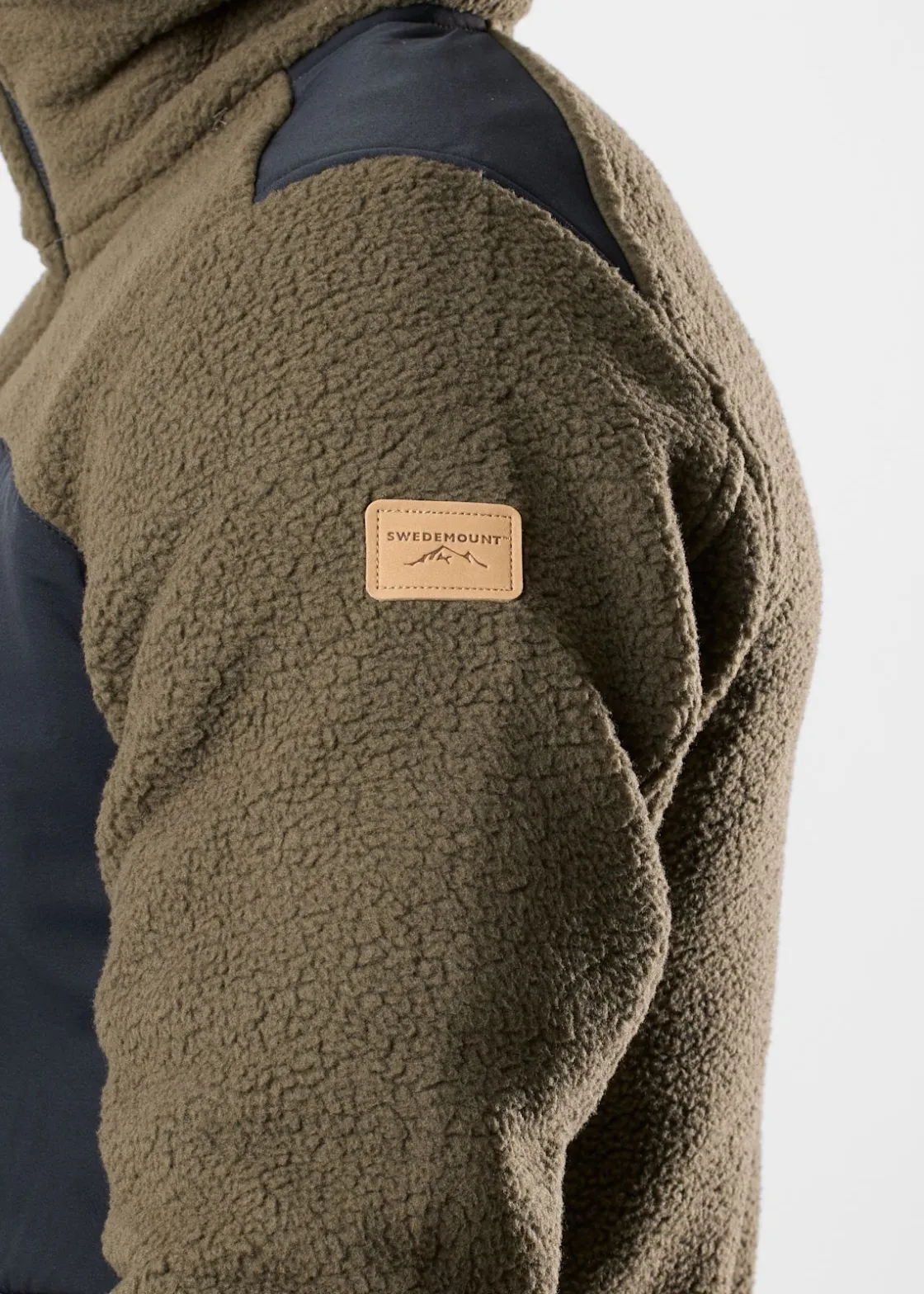 Sale Swedemount Nordkap Pile Jacket Dk Olive/Black