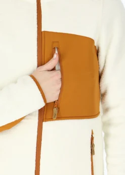 Best Swedemount Nordkap Pile Jacket W Offwhite/Almond