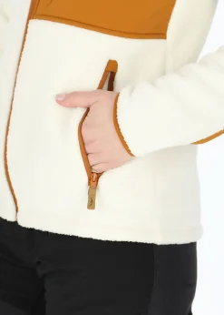 Best Swedemount Nordkap Pile Jacket W Offwhite/Almond