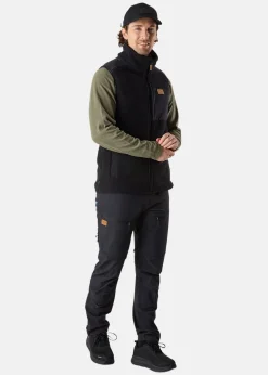 New Swedemount Nordkap Pile Vest Black/Black