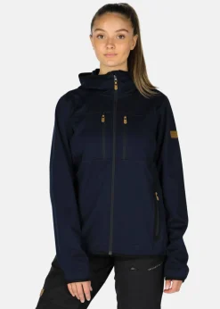 Outlet Swedemount Nordkap Softshell Jacket W Dk. Navy