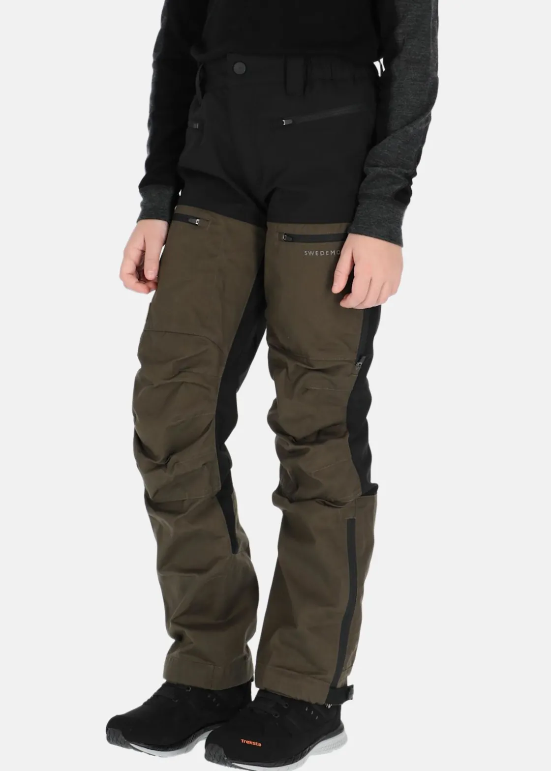Best Swedemount Nordkap Stretch Pants 2.0 JR Olive/Black