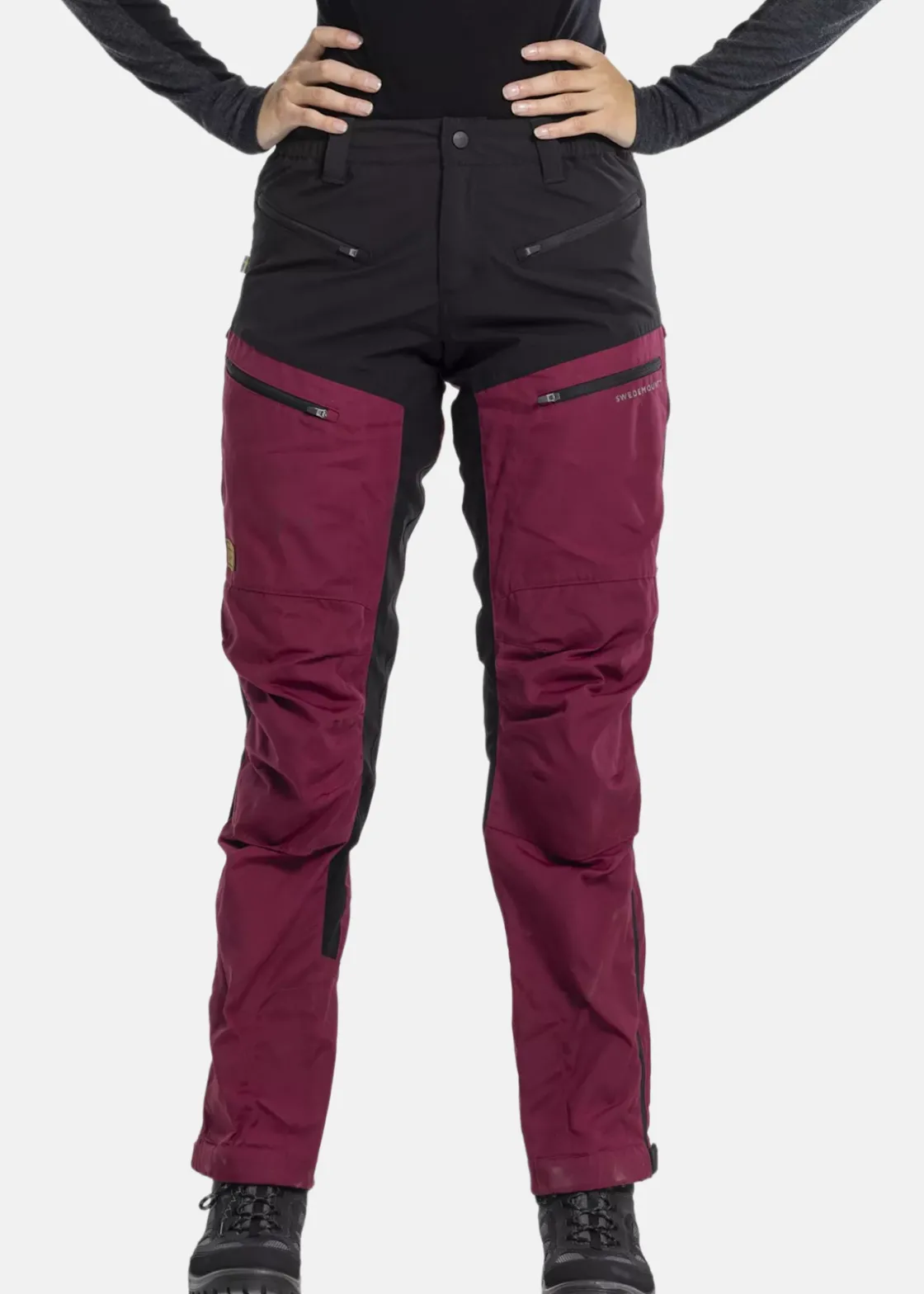 Discount Swedemount Nordkap Stretch Pants 2.0 W Burgundy/Black
