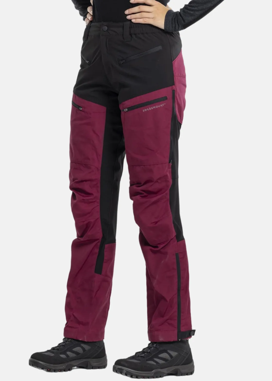 Discount Swedemount Nordkap Stretch Pants 2.0 W Burgundy/Black