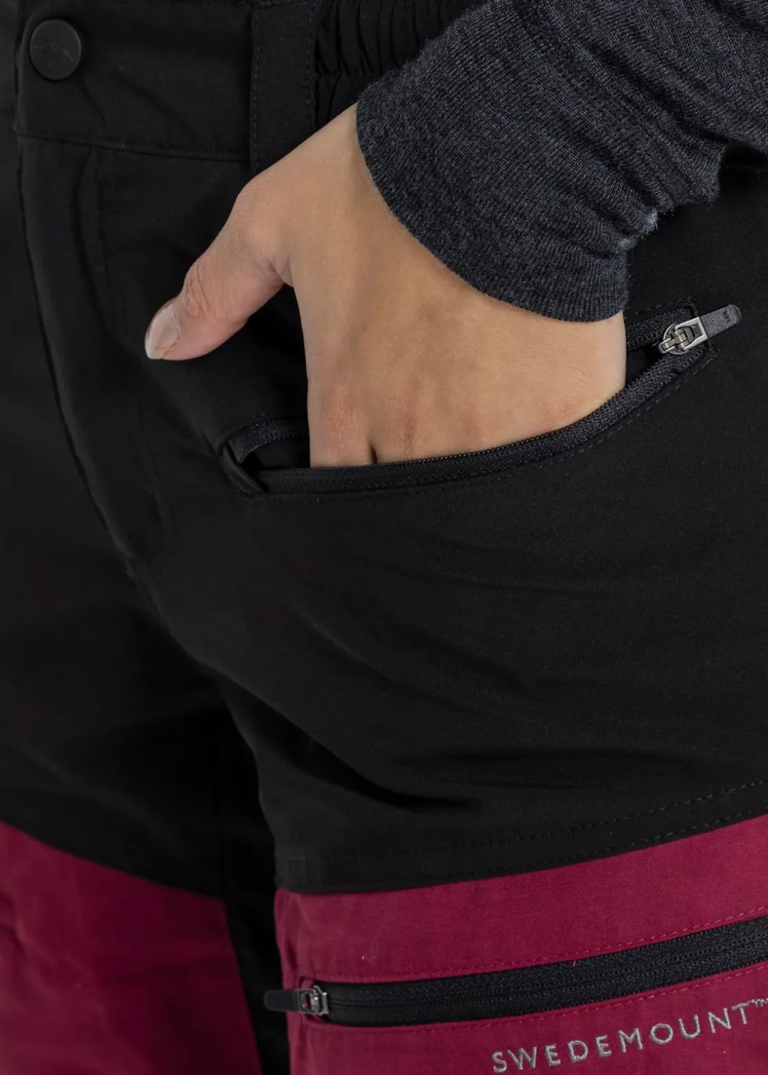 Discount Swedemount Nordkap Stretch Pants 2.0 W Burgundy/Black