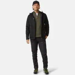 Clearance Swedemount Nordkap Wool Sweater Half Zip Olive Melange