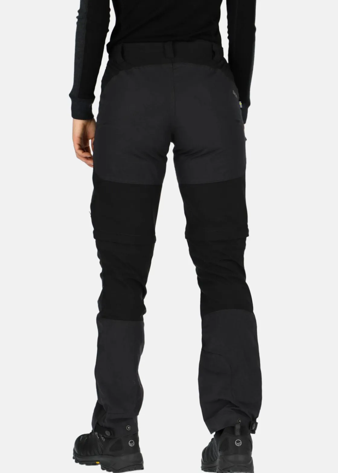 Swedemount Nordkap Zip-Off Pants 2.0 W Charcoal/Black