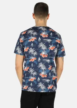 Clearance Seaside Ocean Tee Navy Palm Boat