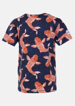 Hot Seaside Ocean Tee JR Orange Sushi