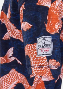 Hot Seaside Ocean Tee JR Orange Sushi