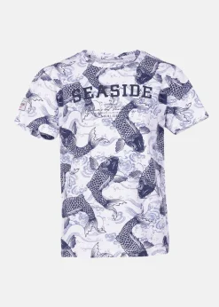 Hot Seaside Ocean Tee JR Blue Sushi