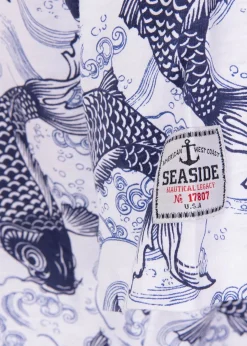 Hot Seaside Ocean Tee JR Blue Sushi