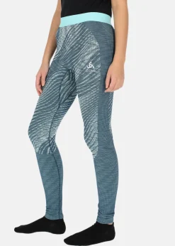 Outlet Odlo W Bottom long BLACKCOMB E blue wing teal - space dye