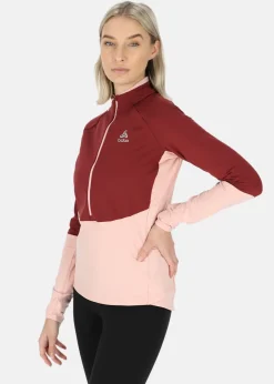 New Odlo W Midl HZ SESVENNA SL raspberry fudge - boto dolphin