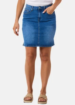 New Seaside Oregon Denim Skirt W Dk. Denim