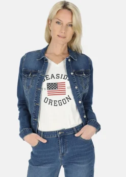 Best Seaside Oregon Twill Jacket W Denim Blue