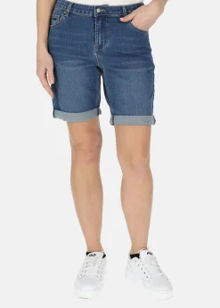 New Seaside Oregon Twill Shorts W Denim Blue