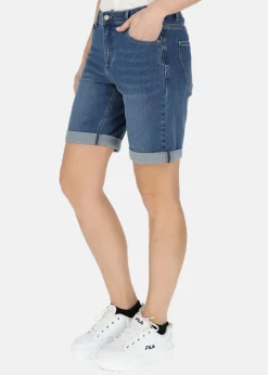 New Seaside Oregon Twill Shorts W Denim Blue