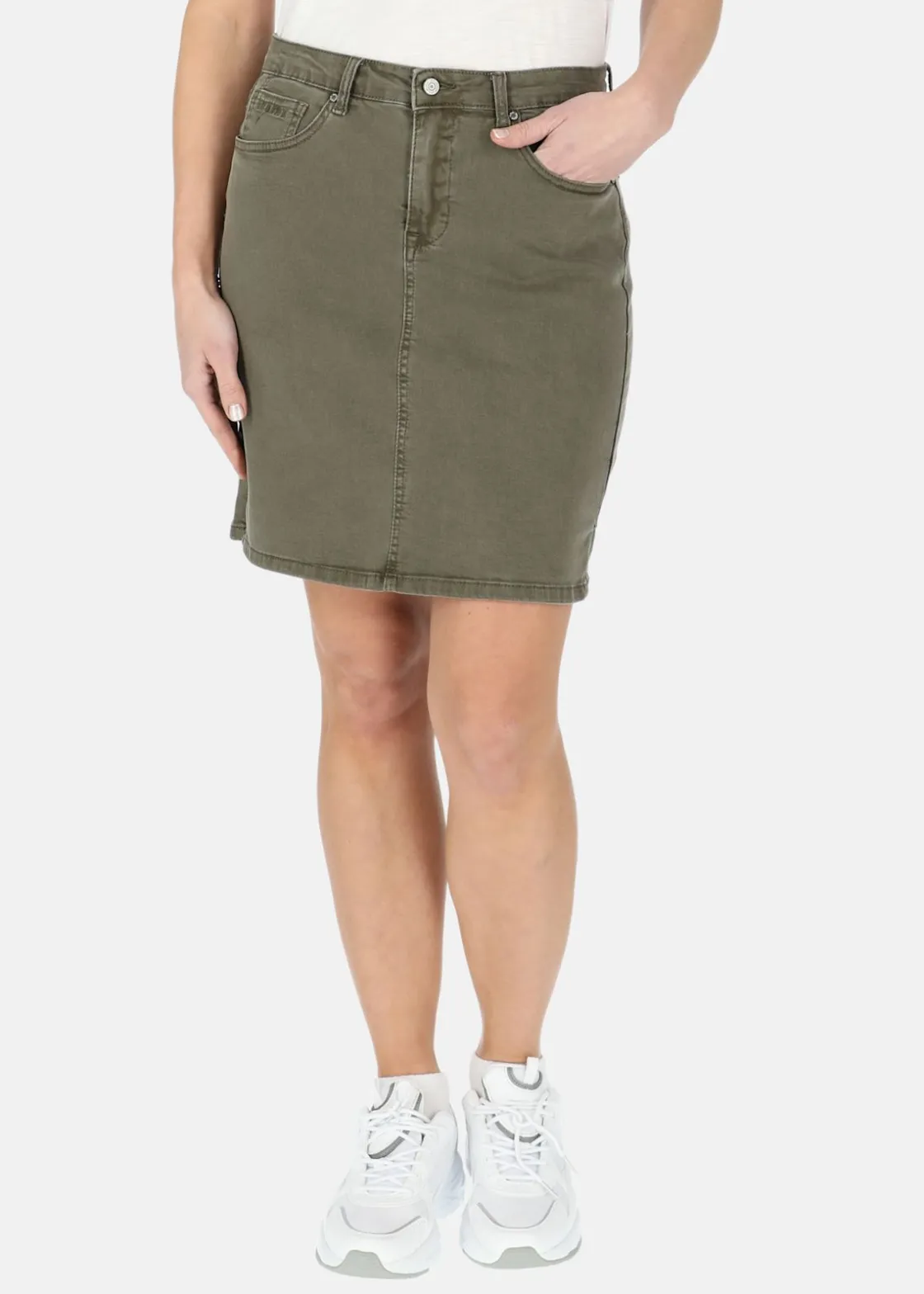 Online Seaside Oregon Twill Skirt W Olive
