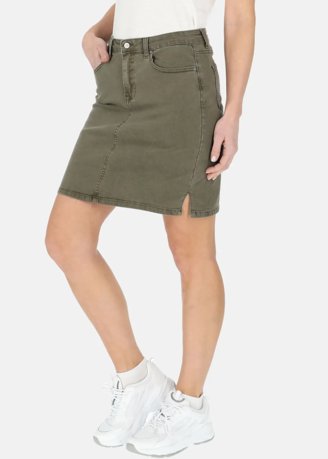 Online Seaside Oregon Twill Skirt W Olive