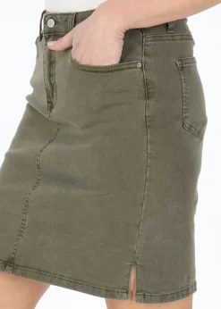 Online Seaside Oregon Twill Skirt W Olive