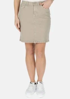 New Seaside Oregon Twill Skirt W Khaki