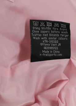 Discount X-trail Ottawa Vest JR Dusty Pink