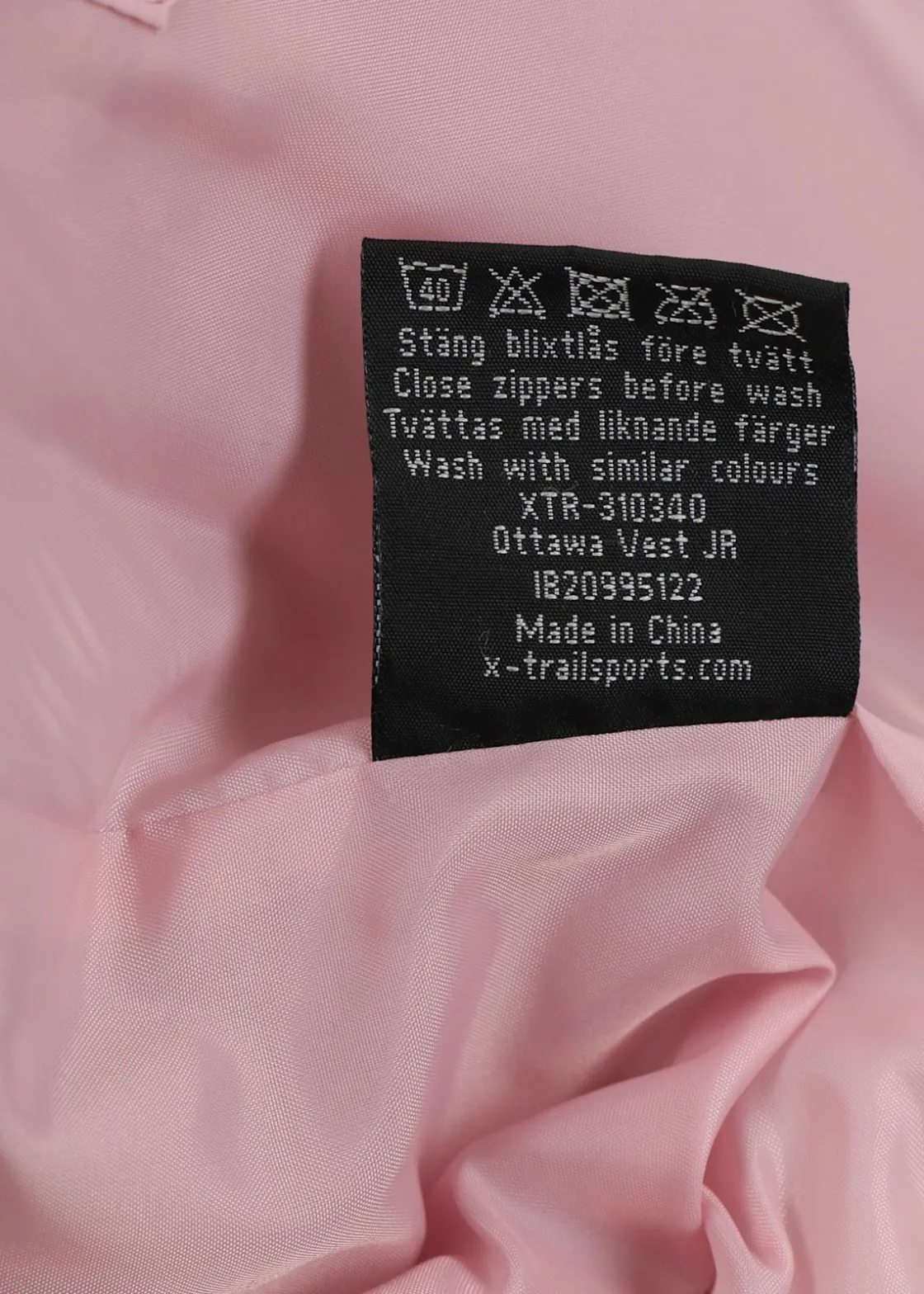 Discount X-trail Ottawa Vest JR Dusty Pink
