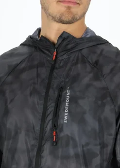 Sale Swedemount Packable Wind Jacket Charcoal