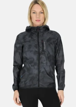 Online Swedemount Packable Wind Jacket W Charcoal