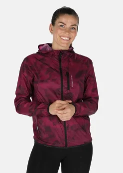 Hot Swedemount Packable Wind Jacket W Burgundy