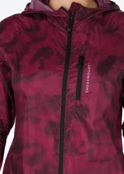 Hot Swedemount Packable Wind Jacket W Burgundy
