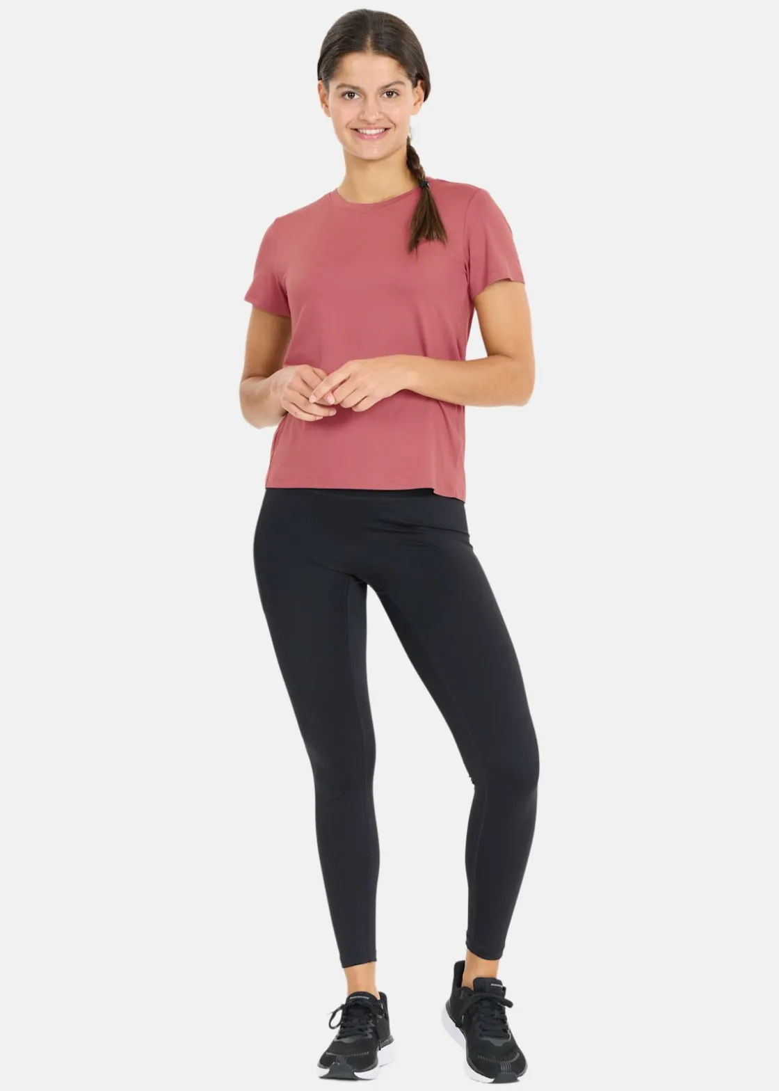 Outlet Athlecia Pacy V2 W S/S Tee Roan Rouge