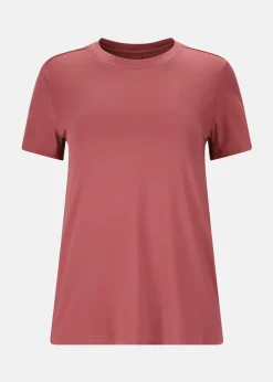 Outlet Athlecia Pacy V2 W S/S Tee Roan Rouge