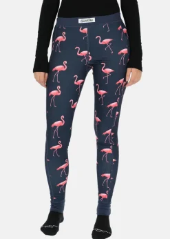 Hot Blount & Pool Pants Baselayer W Navy Flamingo