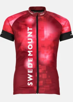 Swedemount Performance Bike Tee JR Burgundy