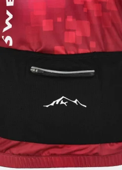 Swedemount Performance Bike Tee JR Burgundy