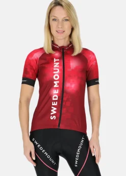 Discount Swedemount Performance Bike Tee W Burgundy