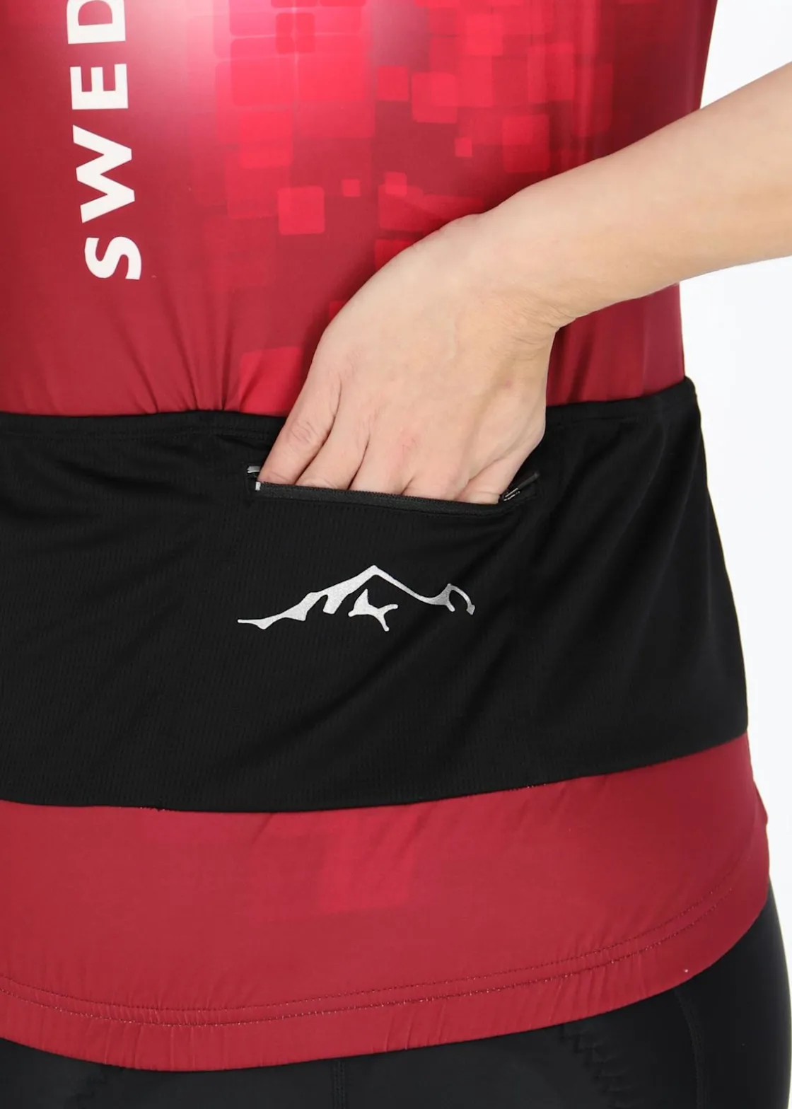 Discount Swedemount Performance Bike Tee W Burgundy