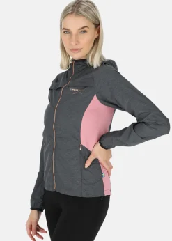 Clearance Swedemount Performance Jacket W Black Melange/Soft Pink