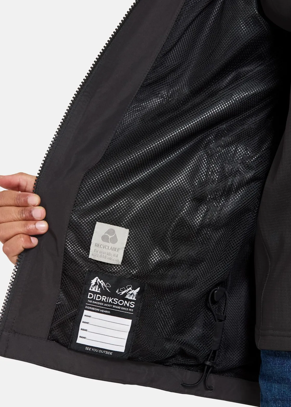 Sale Didriksons PIKO KIDS JACKET 8 Black