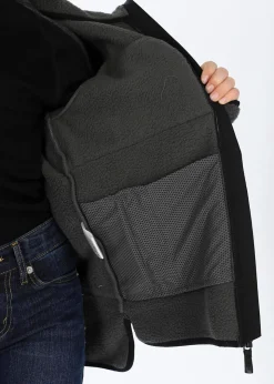 Hot Slade Pile Coat JR Black