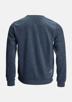 Hot Huski Wear Pile Crew Grey Melange