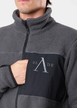 Online Slade Pile Jacket Black