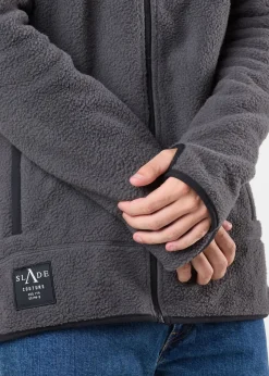 Online Slade Pile Jacket Black