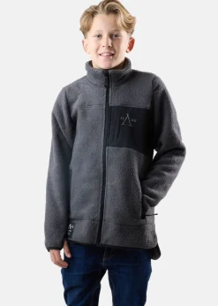 Discount Slade Pile Jacket JR Black