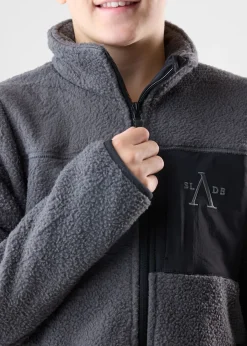 Discount Slade Pile Jacket JR Black